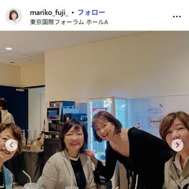 藤真利子のインスタグラム@mariko_fuji_より
