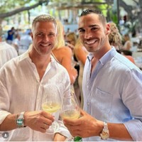 ラルフ・シューマッハ（左）とパートナーのエティエンヌ・ブスケ＝カサーニュ氏