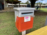 ニウエ唯一の郵便ポスト