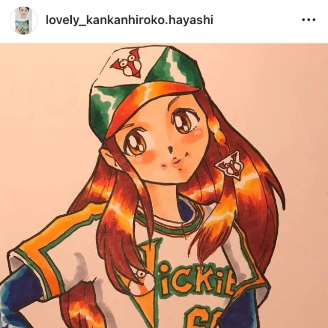 林寛子インスタグラム＠lovely_kankanhiroko.hayashiより