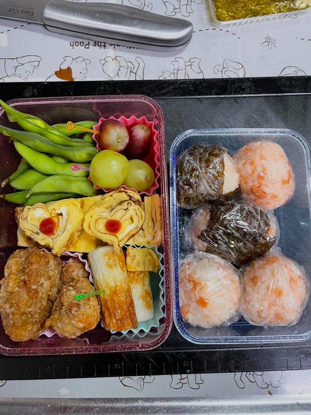 娘の遠足のために作ったお弁当／m.tさん（@mpapa8787__90）提供