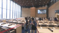 岡山市役所の新庁舎　議場
