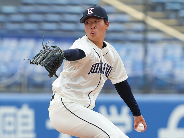 野球 - 國學院大・中崎琉生が連覇を狙う京都国際の後輩たちにエール