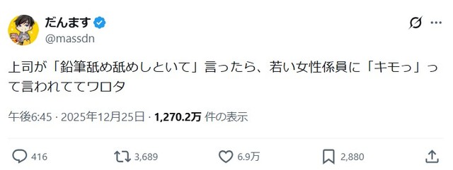 だんますさんのポスト ※だんますさんのXより抜粋