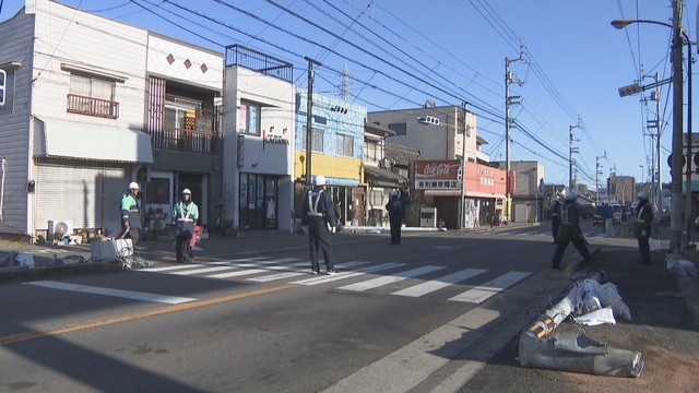 事故があった現場　丸亀市土器町東