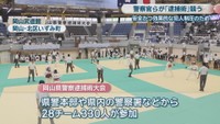 岡山県警察逮捕術大会　岡山武道館　岡山・北区いずみ町