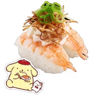 「第1弾 ポムポムプリン コラボピック付き エビエビサラダ」280円〜