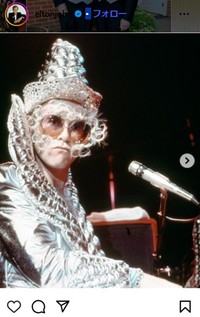 エルトン・ジョンのインスタグラム＠eltonjohnより