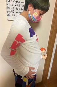 横から見ると確かに妊婦さん(提供：ふるやいなやさん)