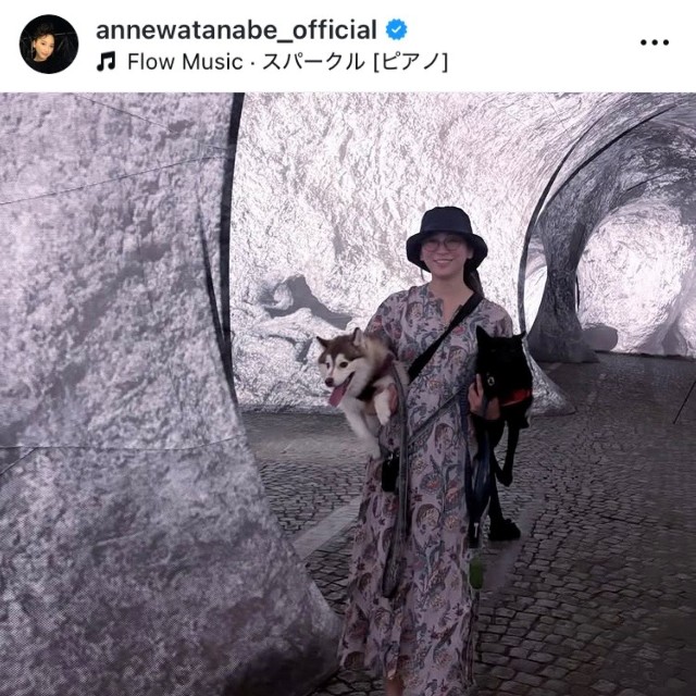 杏インスタグラム(@annewatanabe_official)より