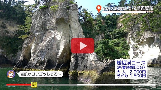 #371嵯峨渓 奥松島遊覧船