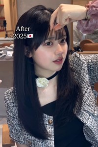 整形を疑われるくらいに「垢抜け」を頑張ったという／入江あんなさん（@miss_todai5_2025）提供