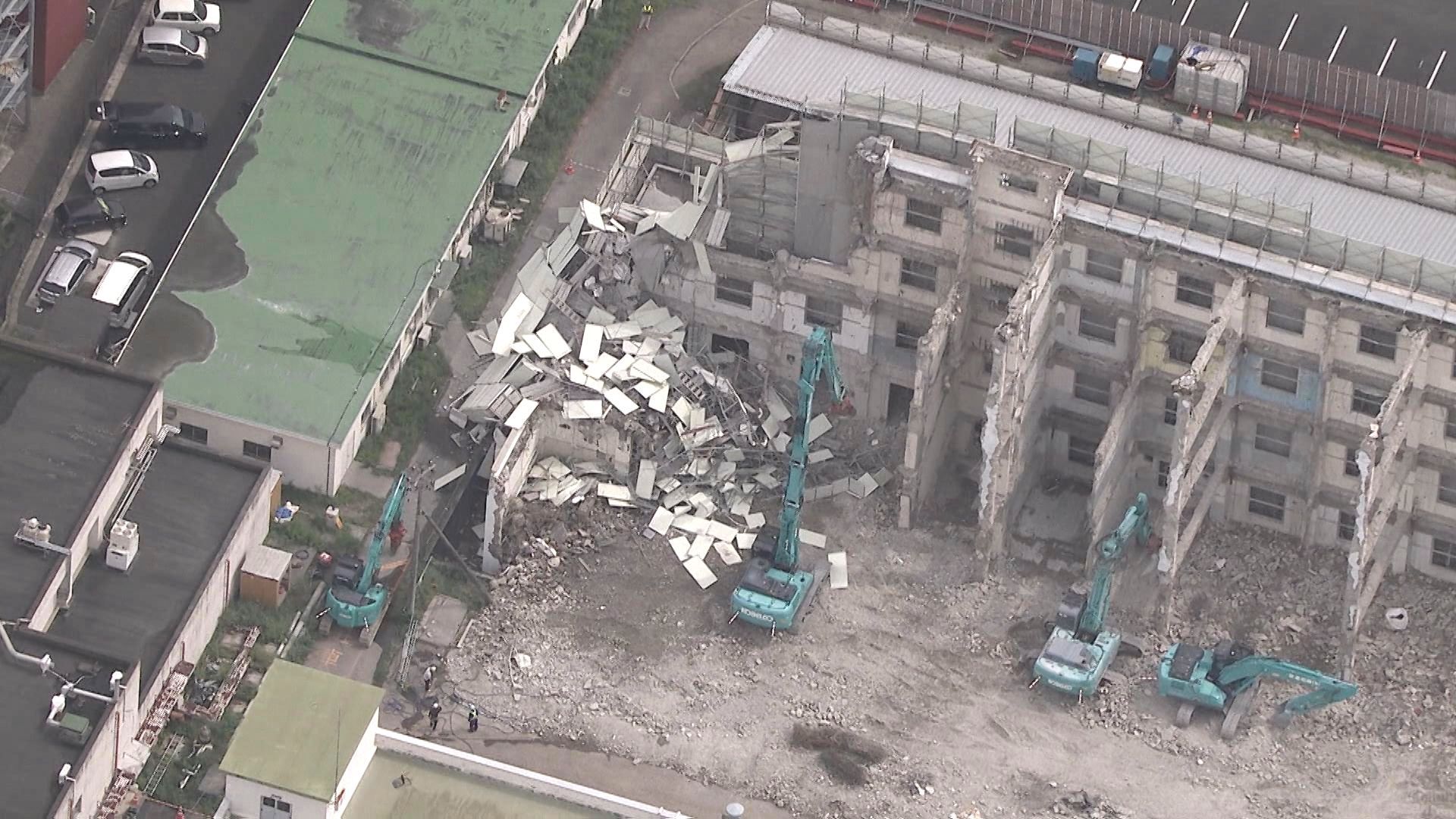 東北大学片平キャンパスの解体工事現場で足場が崩れる　けが人の情報は無し　仙台・青葉区
