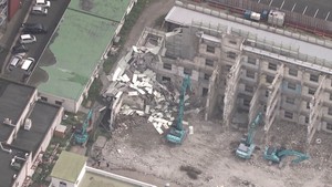 東北大学片平キャンパスの解体工事現場で足場が崩れる　けが人の情報は無し　仙台・青葉区