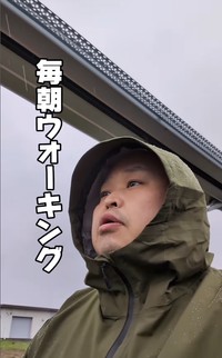 毎朝30分のウォーキングをするたっつさん／たっつさん（＠tattsu_jibun_kaizen）提供