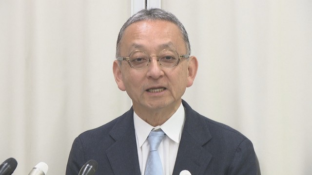 元自動車販売会社社長 灘波博司さん(66) 出馬表明会見 2月