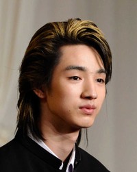 映画「ソロモンの偽証」製作報告会見に登場した清水尋也＝2014年撮影