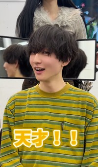 マッシュヘアへのイメチェン後/ sakiさん（@lipps_saki）提供