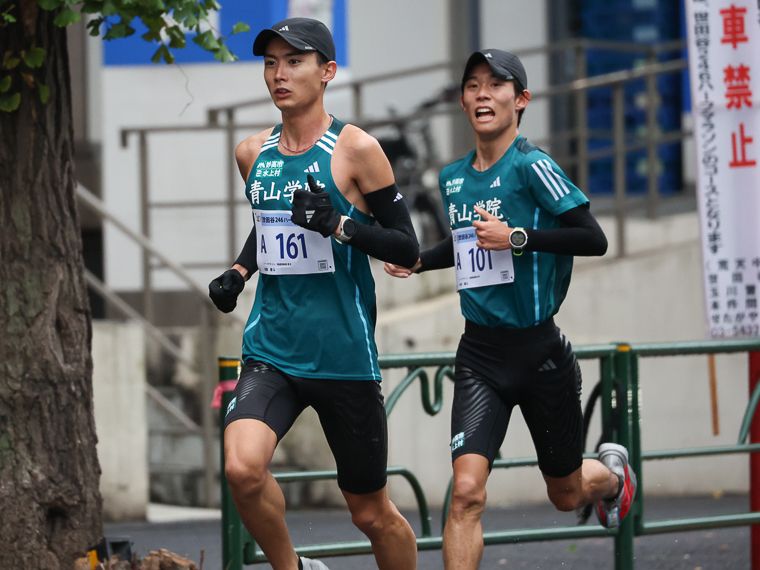 陸上・駅伝 - 青山学院大・佐藤愛斗が世田谷ハーフ学内トップ、箱根