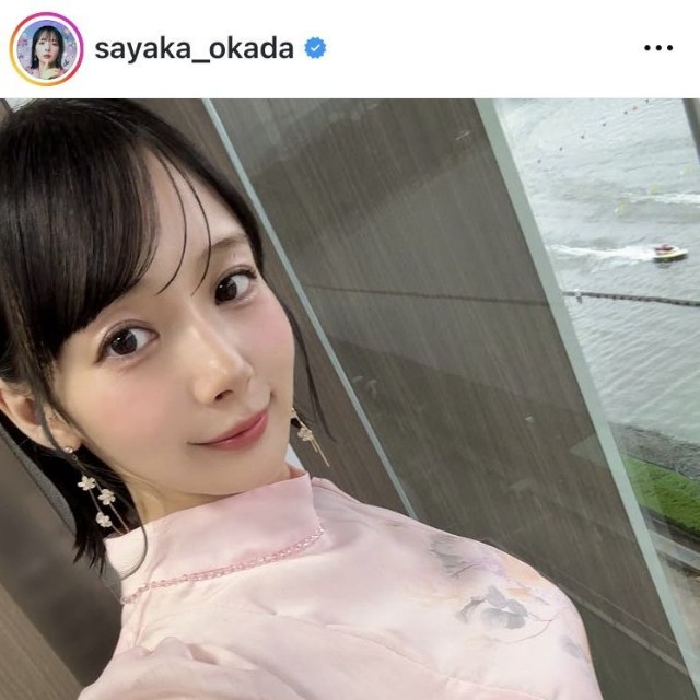 岡田紗佳のインスタグラム＠sayaka_okadaより