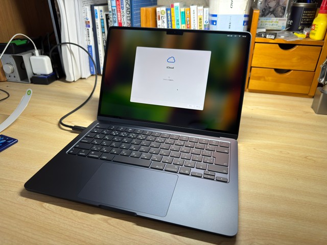 おニューのMac（riki8492さん提供）