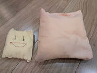 製作途中の大きいサイズの「顔」／4児の父さん（@kt6666g）提供