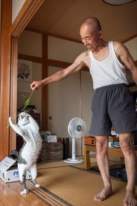 たつおさんの表情から楽しさが伝わってきます（画像提供：ozozaccoさん）