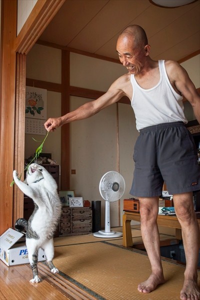 たつおさんの表情から楽しさが伝わってきます（画像提供：ozozaccoさん）