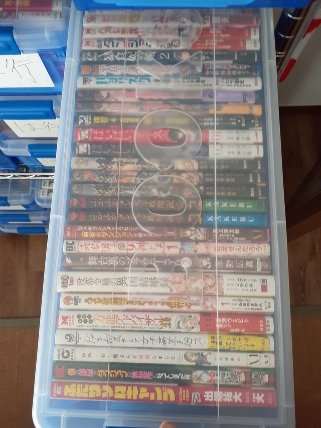 マンガ本はまだ整理しきれていないという