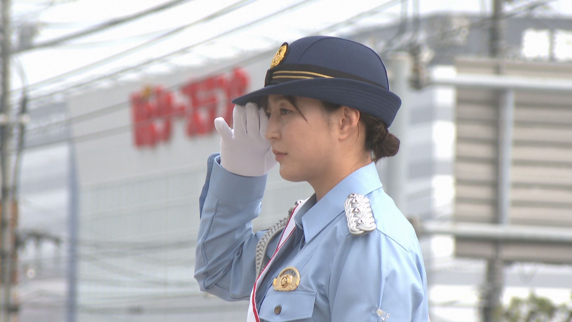安心・安全なまちづくりを 角田夏実選手が一日署長に就任 岡山 | KSB