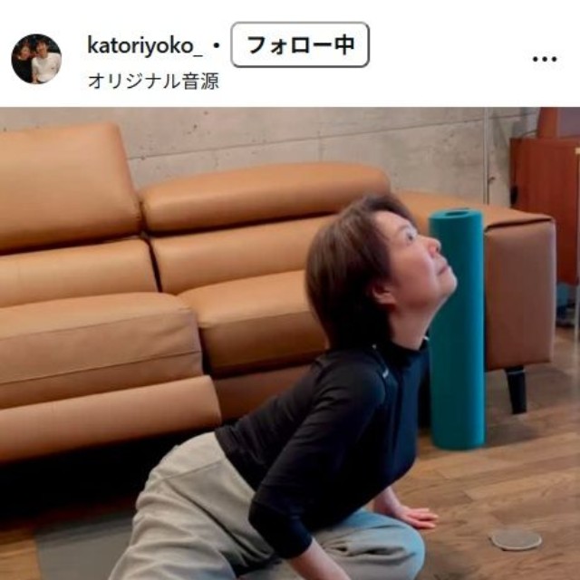 鹿取洋子のインスタグラム@katoriyoko_より