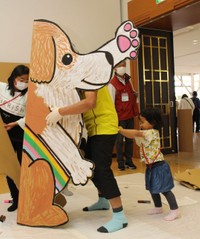 力士の立つ角度を調整