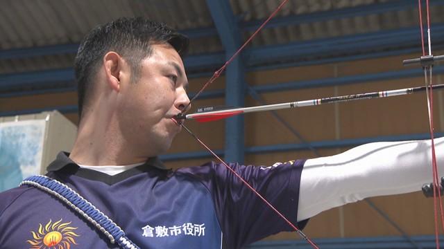 パリパラ・アーチェリー　大江佑弥選手（倉敷市職員）が1回戦敗退　オーストラリアの選手に敗れる　岡山