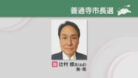 善通寺市長選　現職の辻村修氏が無投票再選　香川