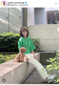 柏木由紀子（@yukiko_kashiwagi）さんのインスタグラムより