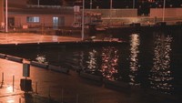 高松港　19午後7時すぎ