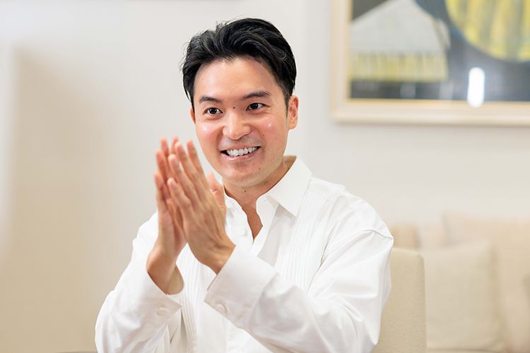 だれとでも分け隔てなく接する親しみやすさが、世界中にファンを広げている＝2025年7月、東京都港区のサントリーホールで。山本倫子氏撮影