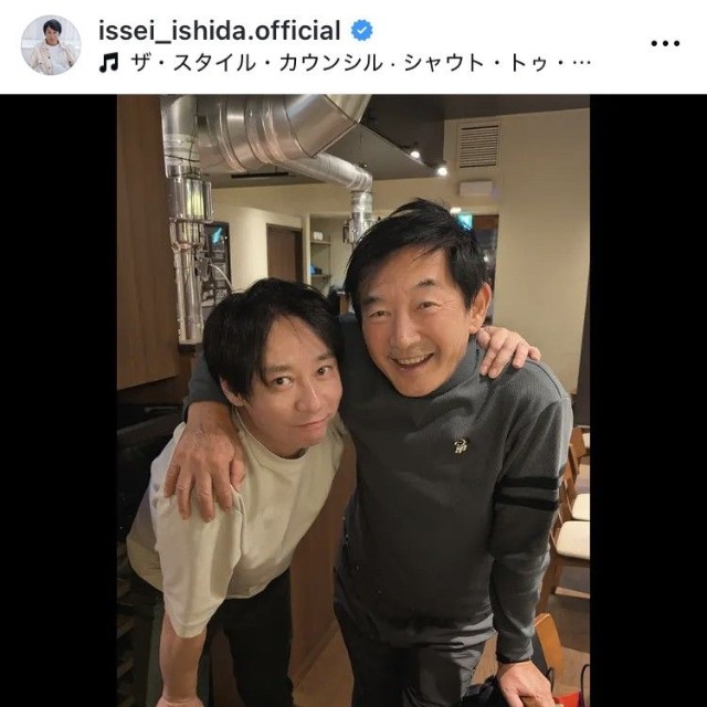 いしだ壱成インスタグラム＠issei_ishida.officialより