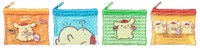 10月21日から「ポムポムプリン コラボファスナーポーチ付き つくローセット」740円～のファスナーポーチ（イメージ）