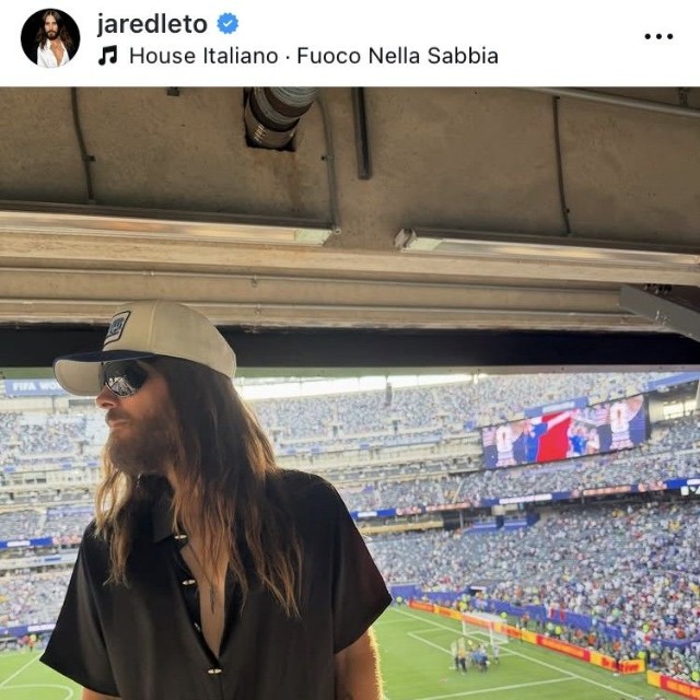 ジャレッド・レトのインスタグラム＠jaredletoより