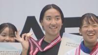 100m背泳ぎで大会連覇／森優 選手