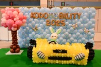 こどもビリティパークのディスプレイ。すごいバルーンアート