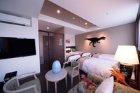 「リバージュアケボノの『恐竜ルーム』じゅら。卵の中身はなんだろう…？」