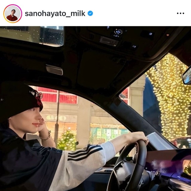 佐野勇斗（@sanohayato_milk）さんのインスタグラムより