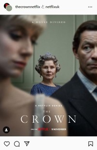 「ザ・クラウン」のインスタグラム＠thecrownnetflixより