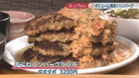 手こねハンバーグランチ ダボダボ　3200円