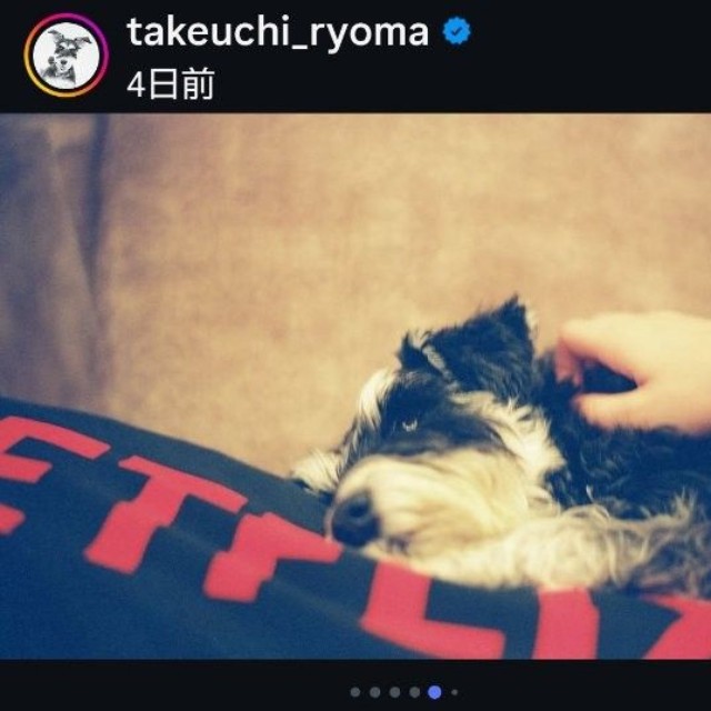 竹内涼真のインスタグラム＠takeuchi_ryomaから
