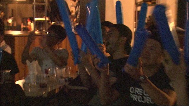 決勝トーナメントベスト8かけた激戦に岡山から声援