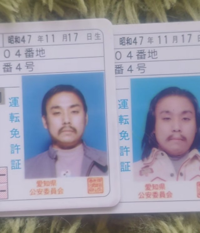 長髪に髭をたくわえた姿／井上 健さん（@inouecoffee）提供