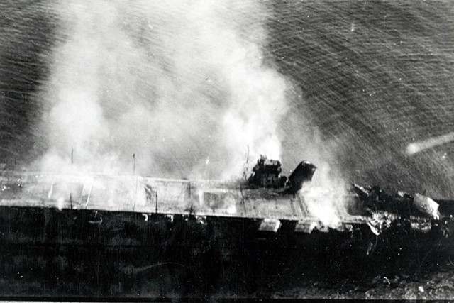 【写真】米軍が記録していたミッドウェー海戦：朝日新聞GLOBE＋